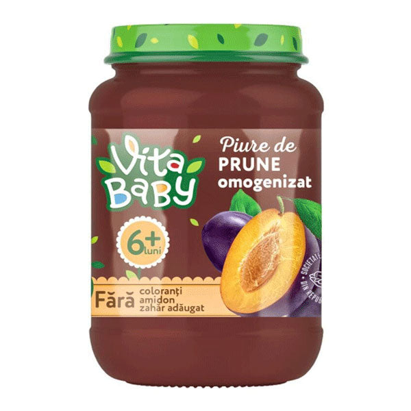 Baby Puree Plum – 6.35 oz (180gr)